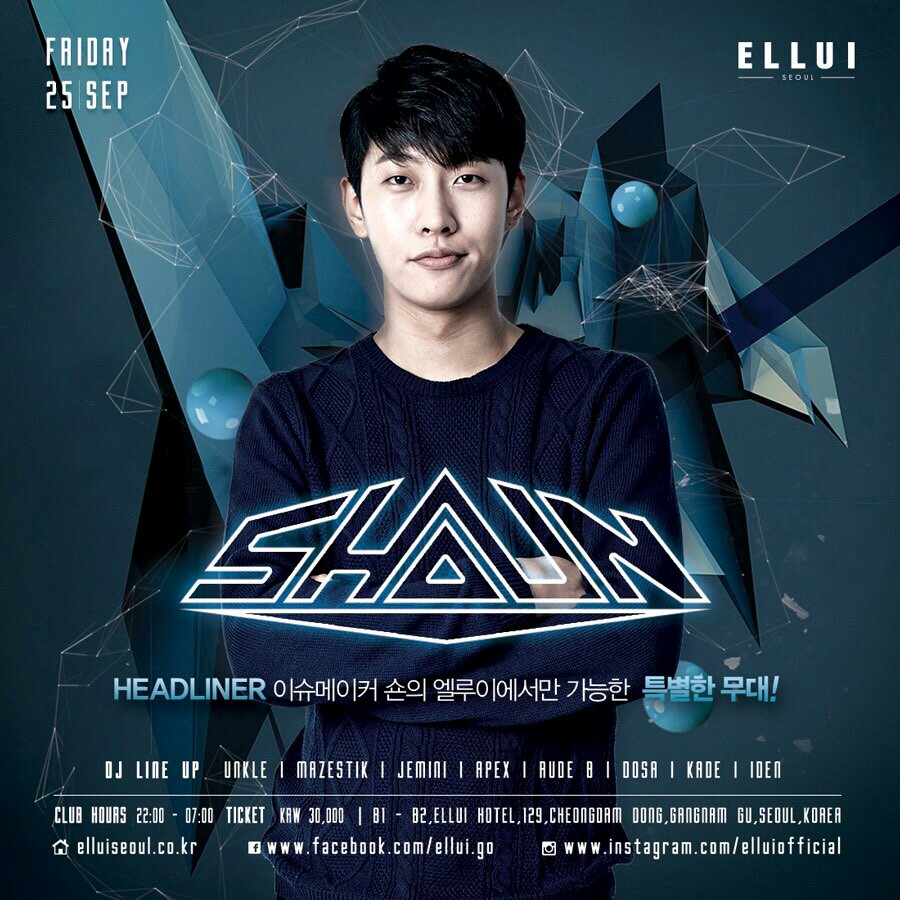 1443130357095.jpeg : [9월25일 금]DJ SHAUN@CLUB ELLUI 엘루이